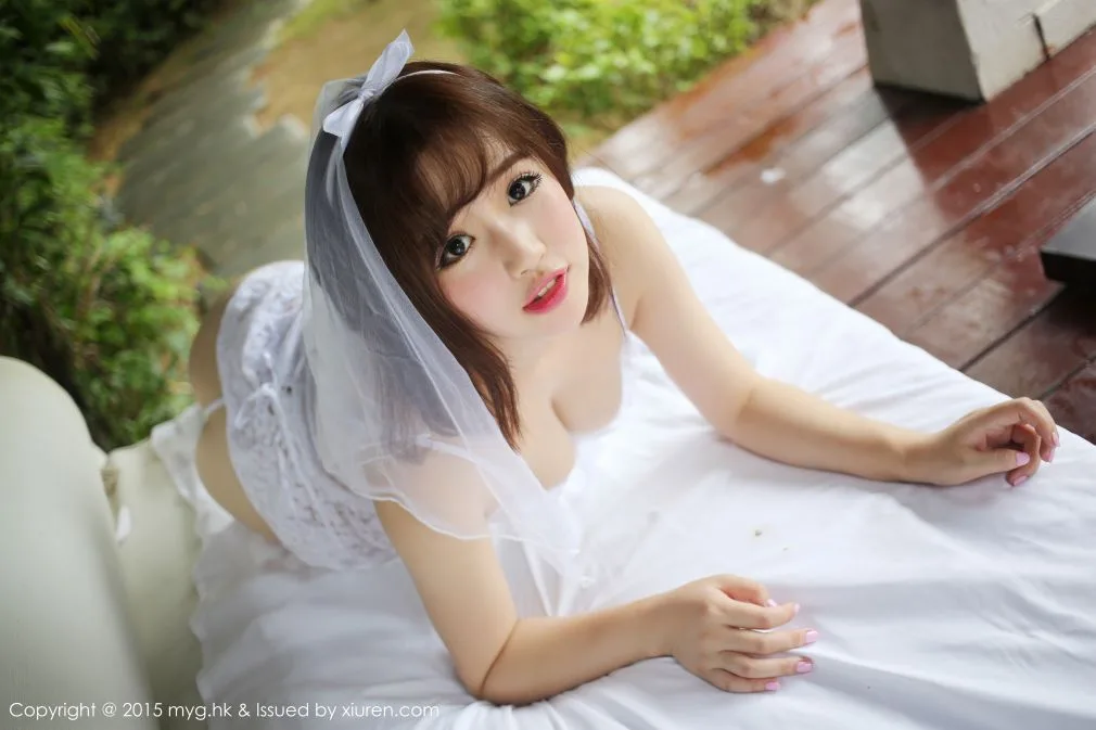 [Bộ sưu tập ảnh MyGirl Beauty] Tập 165 Xu Cake - Bộ ảnh cưới màu trắng - 40