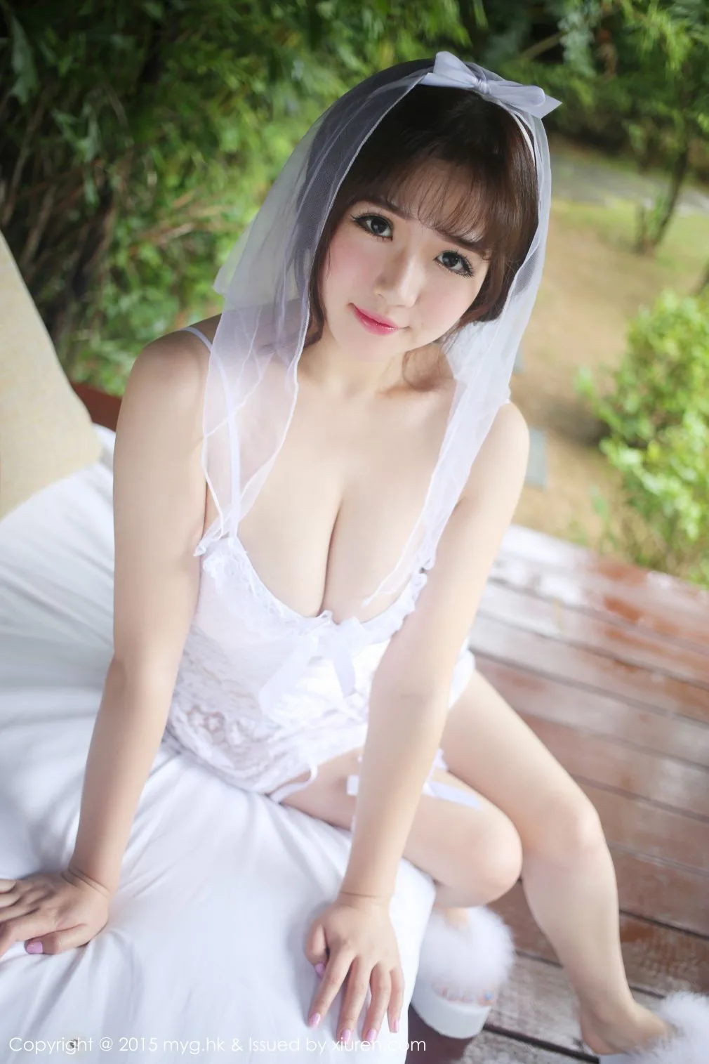 [Bộ sưu tập ảnh MyGirl Beauty] Tập 165 Xu Cake - Bộ ảnh cưới màu trắng - 7